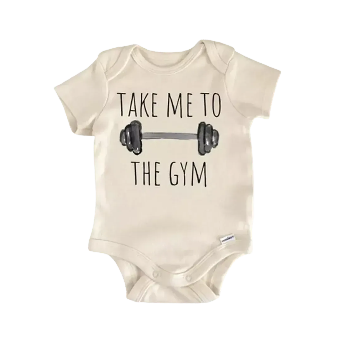 Gym Bodybuilder Workout Newborn Baby Onesie® Bodysuit GS1